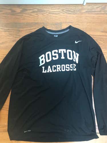 Boston University Lacrosse Nike Long Sleeve Shirt