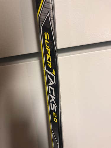 New Super Tacks 2.0 Hockey Stick Lefty Toe Senior Pro Stock
