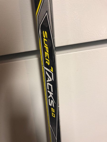 New Super Tacks 2.0 Hockey Stick Lefty Toe Senior Pro Stock