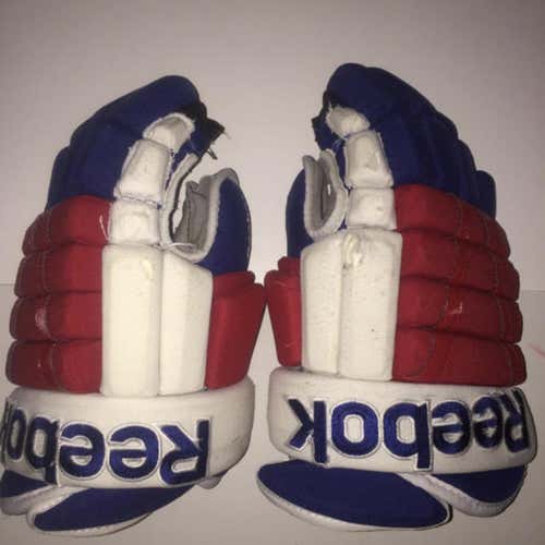 New York Rangers Gloves Senior Pro Stock