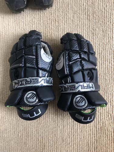 M3 Lacrosse Gloves Black Size 13 NO RIPS
