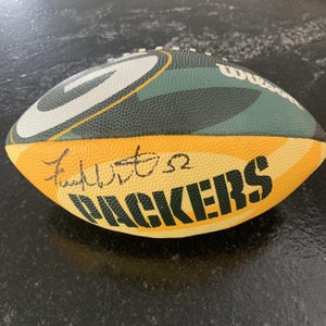 Green Bay Packers Autographed Frank Winter #52 (center) Autographed New Wilson Football