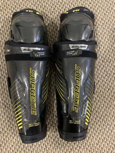 New Bauer Supreme 1S Shin Pads Senior Pro Stock