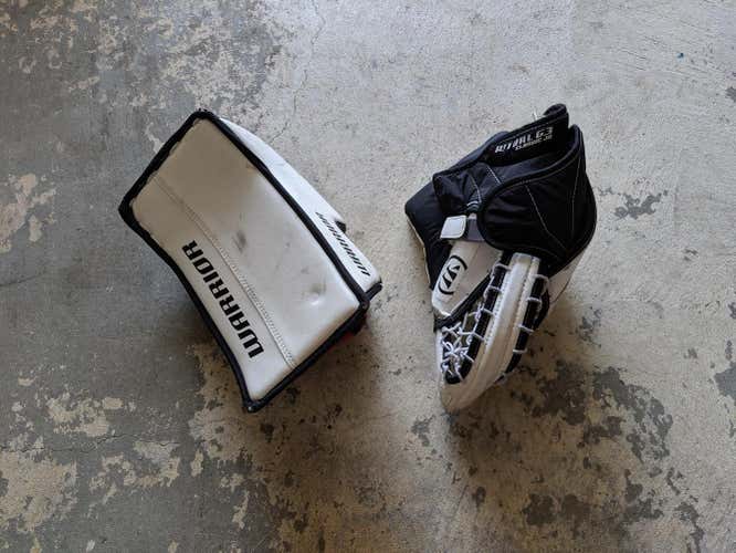 Warrior Ritual G3 Goalie Gloves & Blockers Regular Junior