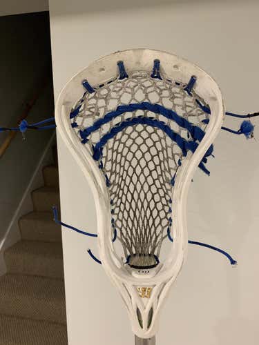 Pro Game used Warrior Regulator X Stick with a nike alpha elite scandium shaft