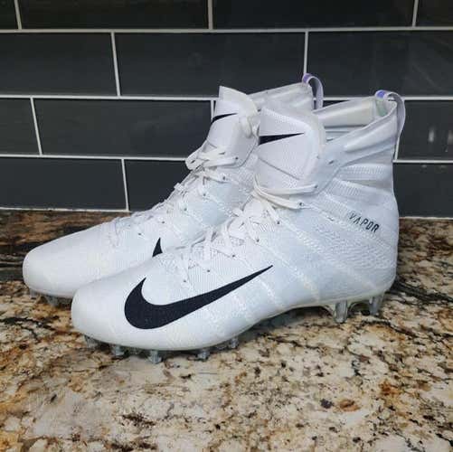 NEW Nike Vapor Untouchable 3 Elite Football Lacrosse Cleats White Men’s Size 12 AH7408-111