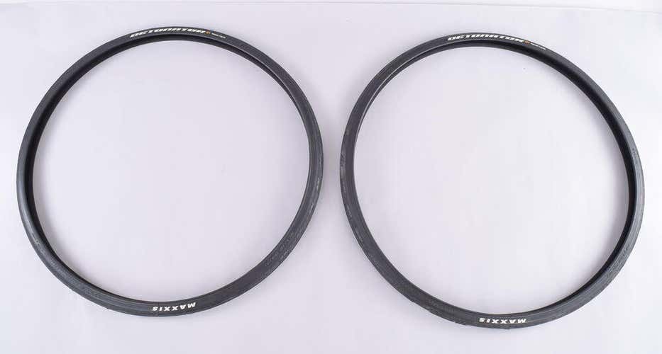 NEW PAIR of Maxxis Detonator Tires 700x28c Clincher Steel Bead Black Road Bike