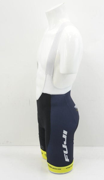 Team Dayton Fuji Men's Bib Shorts Large Blue/Yellow Brand New