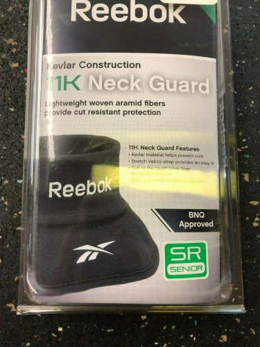 Reebok 11K Cut Resistant Hockey NeckGuard Senior *NEW*