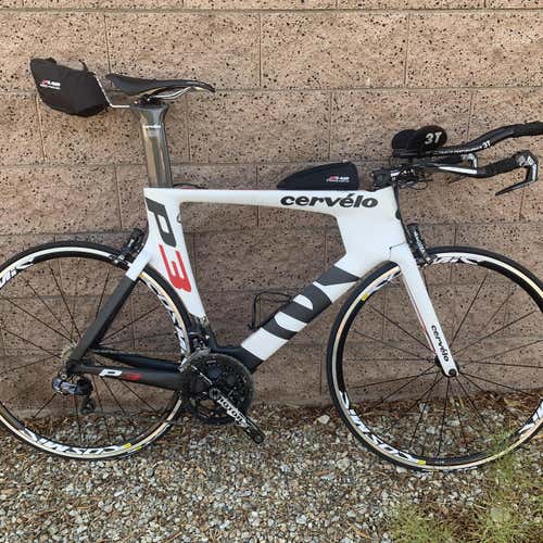 2015 cervelo P3 di2 size 58cm tt triathlon bike Carbon