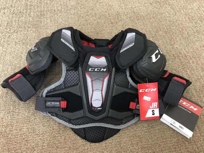New CCM JetSpeed FT390 Shoulder Pads,  Junior Small