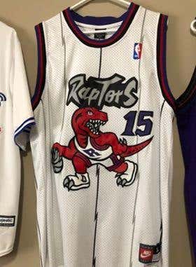 Throwback replica Toronto Raptors Vince Carter Nike Jersey XL