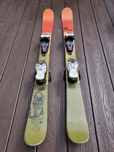 K2 Jr Poacher Skis with Marker Fast Track Bindings