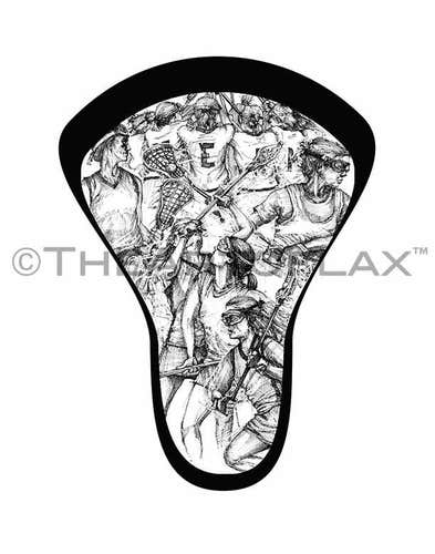 Lax Head Montage, Women's -- Art Work (unframed)