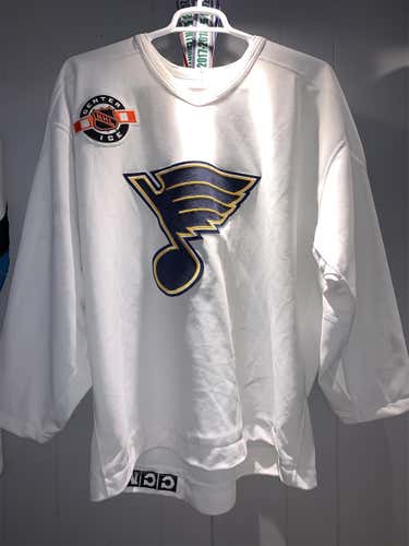 St Louis Blues Pro Stock Practice Jersey SZ 56 #79