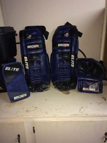 Browns Elite Retro Goalie Pads