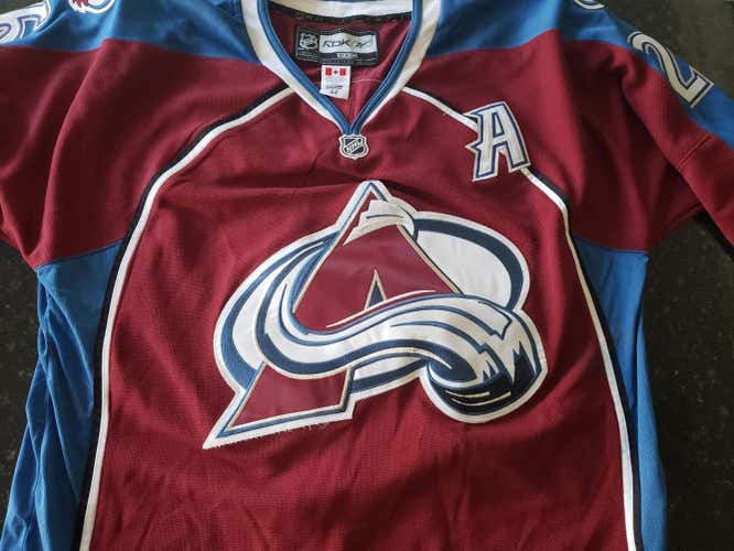 New Colorado Avalanche Paul Stastny Reebok Jersey Pro Stock