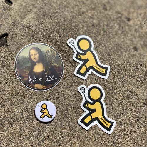 ArtOrLax Party Pack Stickers, Magnet And Pin