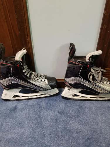 Bauer Vapor 1X Hockey Skates Senior Pro Stock Size 10.5 (2 pairs of steel)