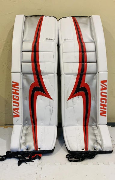 Vaughn PRO V ELITE Carbon Goalie Leg Pads Sr. Pro Stock 35+2" LIKE NEW