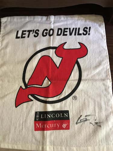 Cam Janssen Signed Devils Towel!