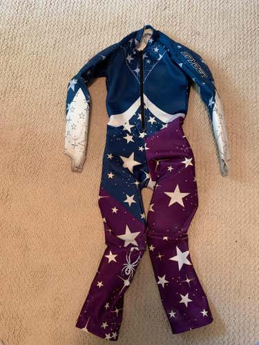 BARELY USED- Kid's 10/12 Spyder Ski Race Suit