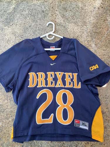 Old School Drexel Lacrosse Jersey #28