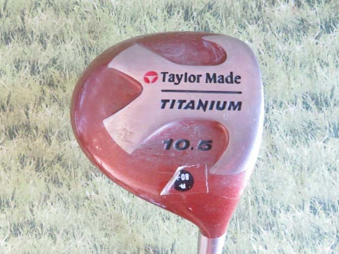 TaylorMade TITANIUM * 10.5* Driver Bubble REGULAR ... #6052  *No Trade*