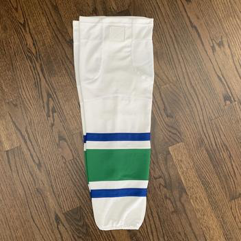 SOLD OUT. no Longer Available. Vancouver Canucks Pro Style Hockey Socks - Sizes 26”, 28”, 32”