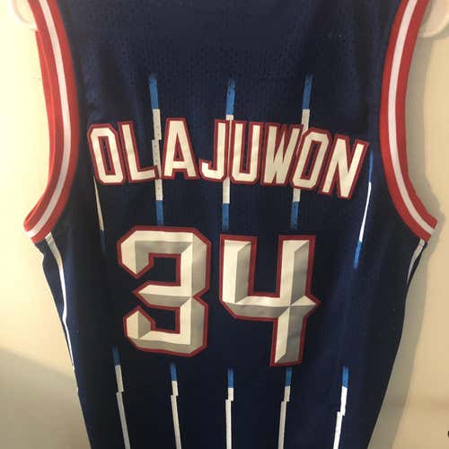 Hakeem Olajuwon Houston Rockets Swingman Jersey (Size M) NWT