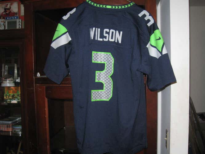 SEAHAWKS RUSSELL WILSON YOUTH HOME JERSEY(L14/16)