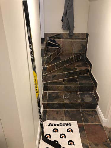 New CCM Super Tacks Pro Stock Left Handed P-19curve-85 Flex Hockey Stick