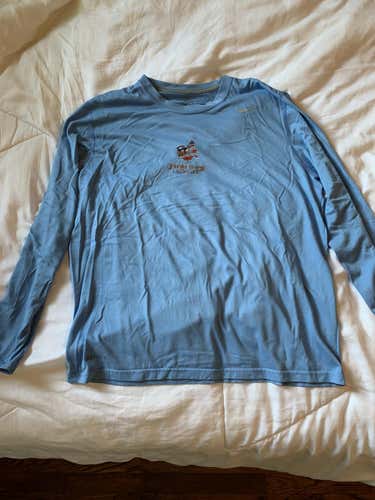 Tufts Jumbos, Nike Dri-Fit Long Sleeve, Large, Baby Blue