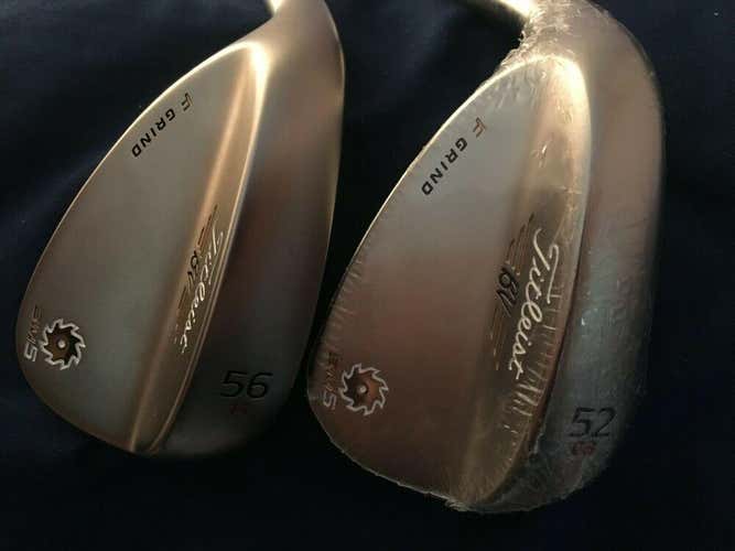 Brand New Titleist Wedge Set, BV Vokey SM5, 52° & 56° Gap & Sand Wedge, Lefty