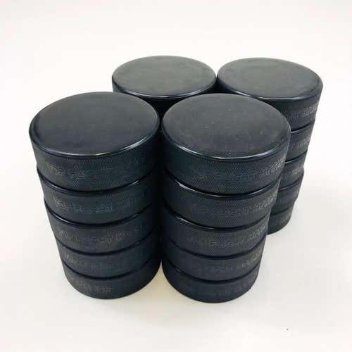 20 Used Hockey Pucks