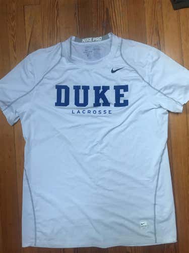 Duke Lacrosse Nike Pro Combat Shirt #27