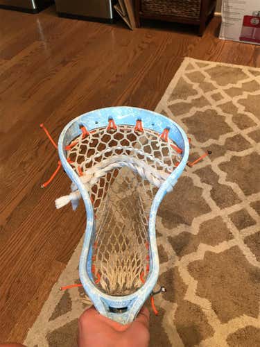 Custom Marbled Dyed Nike Legacy Strung With Goat Mesh