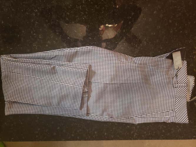 New golf plaid/tartan golf pants 34/32