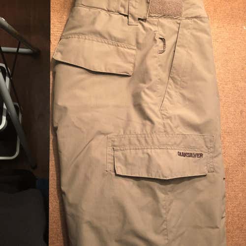 quicksilver quiktech 8000mm pants utility collection size medium like new no tags