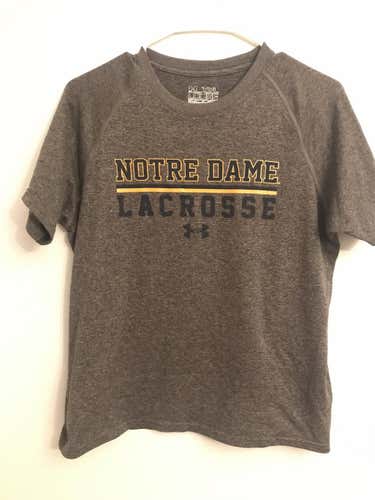 Notre Dame Lacrosse Under Armour Shirt Youth XL