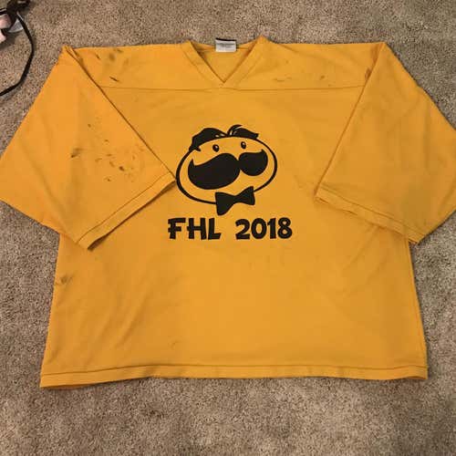 Yellow FHL 2018 Jersey - XXL Goalie