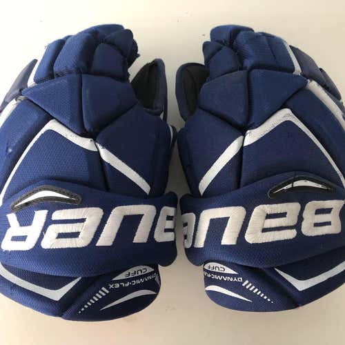 13” Navy Vapor X800 Gloves Senior