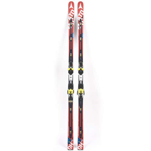 215 Handmade Atomic Redster FIS DH Skis Austrian World Cup Race Room X20 Bindings