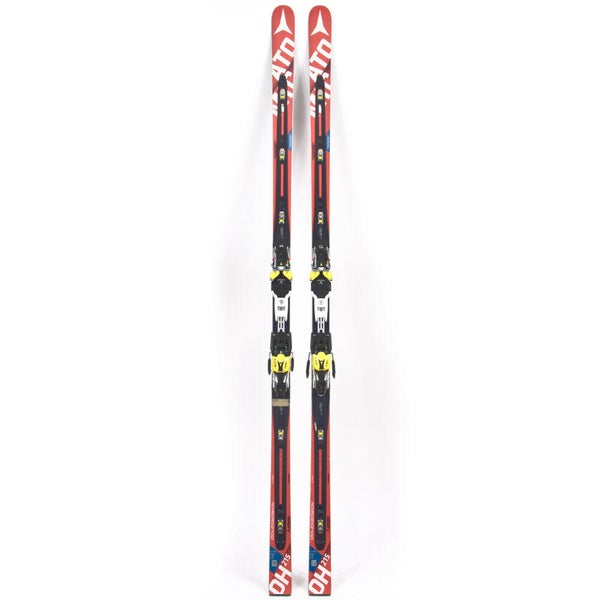 215 Handmade Atomic Redster FIS DH Skis Austrian World Cup Race Room X20 Bindings