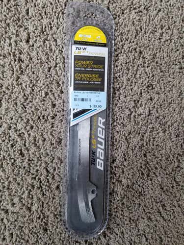 Bauer Tuuk LS2.1 Power Steel Runners 238 fits Jr size 4 Hockey Skate with LightSpeed 2 holders