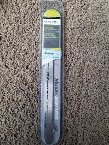 Bauer Vertexx Steel Runners 4mm fits Sr size 7 Hockey Goalie Skates w/ Supreme One80 One60 Cowling
