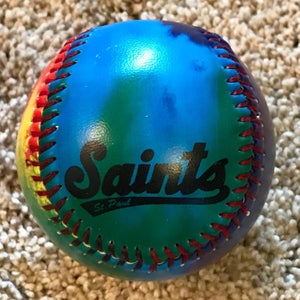 Saint Paul Saints Collectible Tie Dye Baseball - Minor League