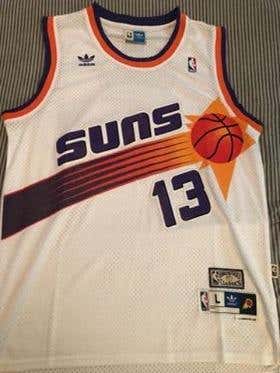 Phoenix Suns Steve Nash Adidas Replica Jersey Size Large 90's Era
