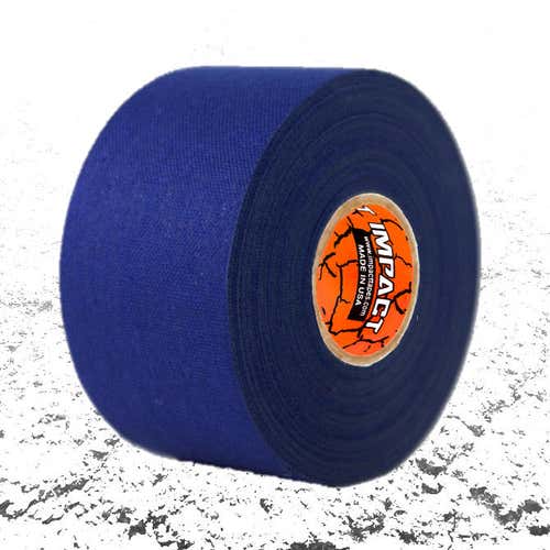 IMPACT Athletic Tape 1.5" x 15 yards 50/50 Poly/Cotton - Hypoallergenic - 4 ROLLS (Royal Blue)
