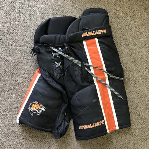 Bauer Nexus Hockey Pants Junior Large+1” Custom Black and Orange